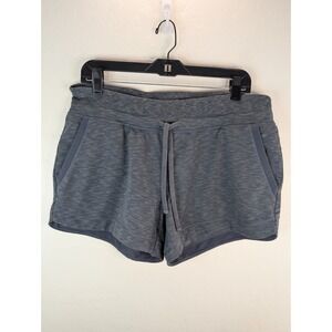 Athleta Techie Terry Shortie Mid-Rise Women's Medium Activewear Shorts Green